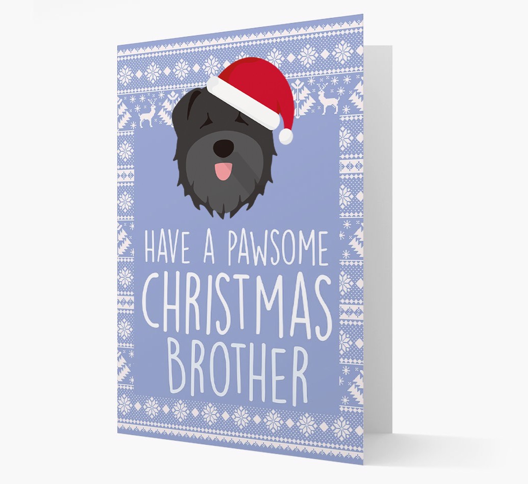 'Have a Pawsome Christmas' - Personalized {breedFullName} Christmas Card