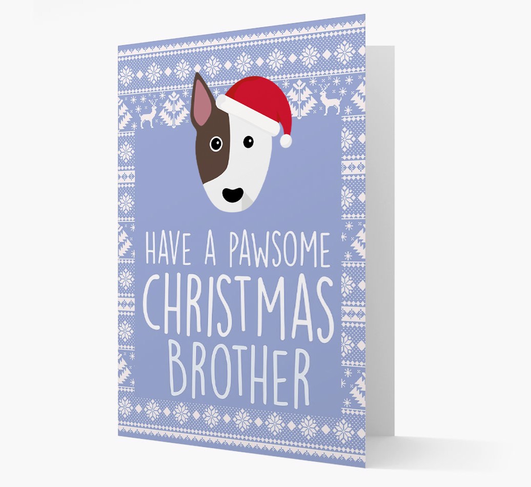 'Have a Pawsome Christmas' - Personalised {breedFullName} Christmas Card