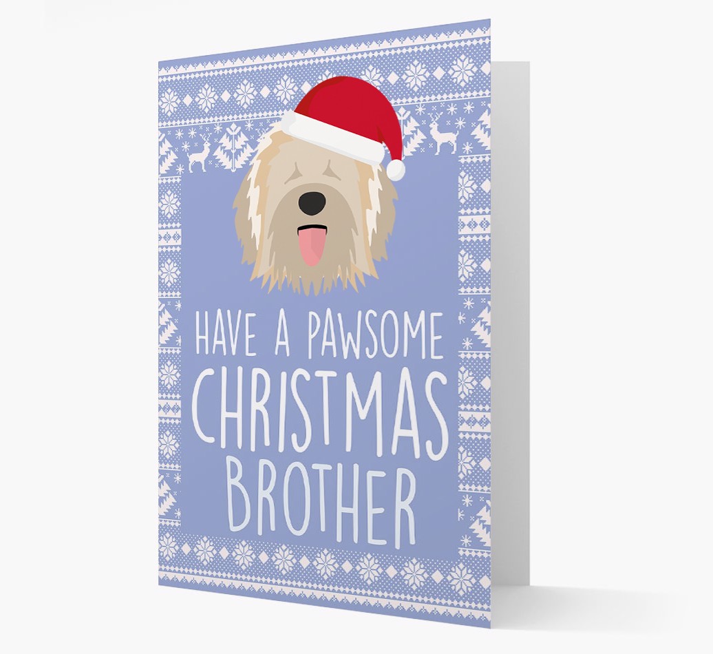 'Have a Pawsome Christmas' - Personalised {breedFullName} Christmas Card