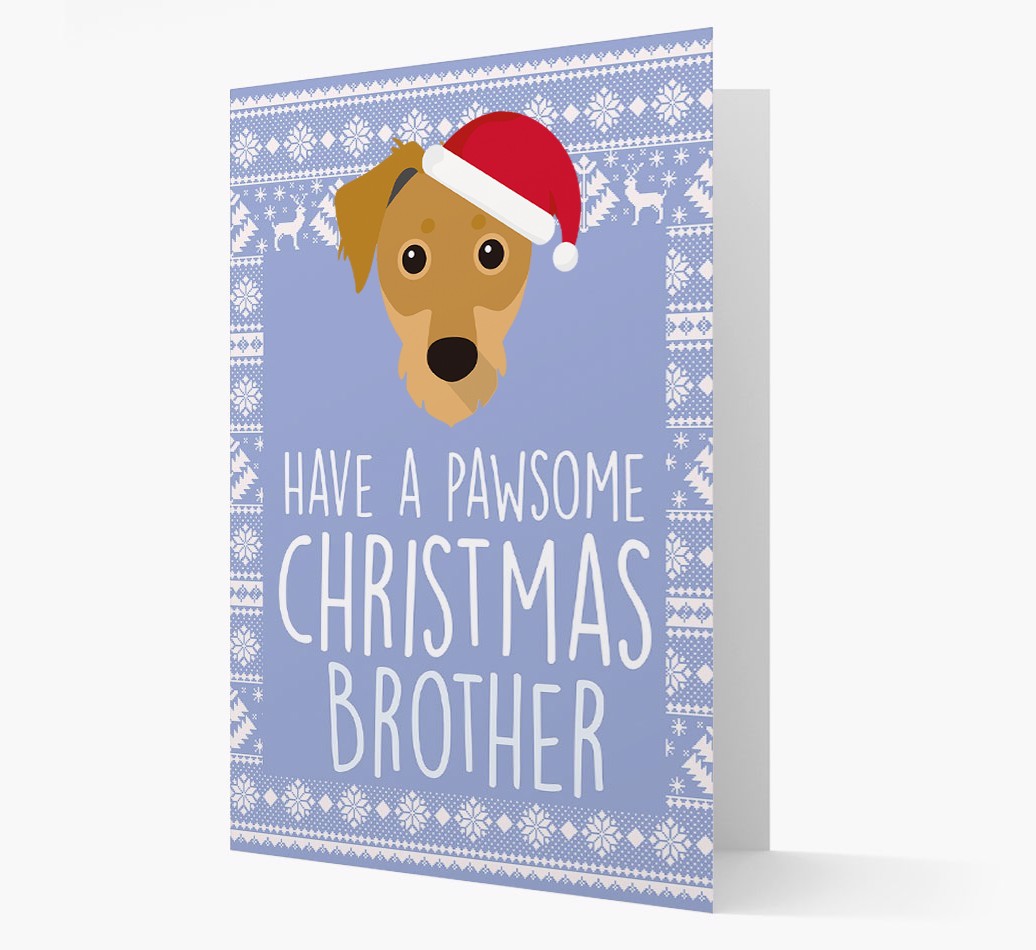 'Have a Pawsome Christmas' - Personalised {breedFullName} Christmas Card