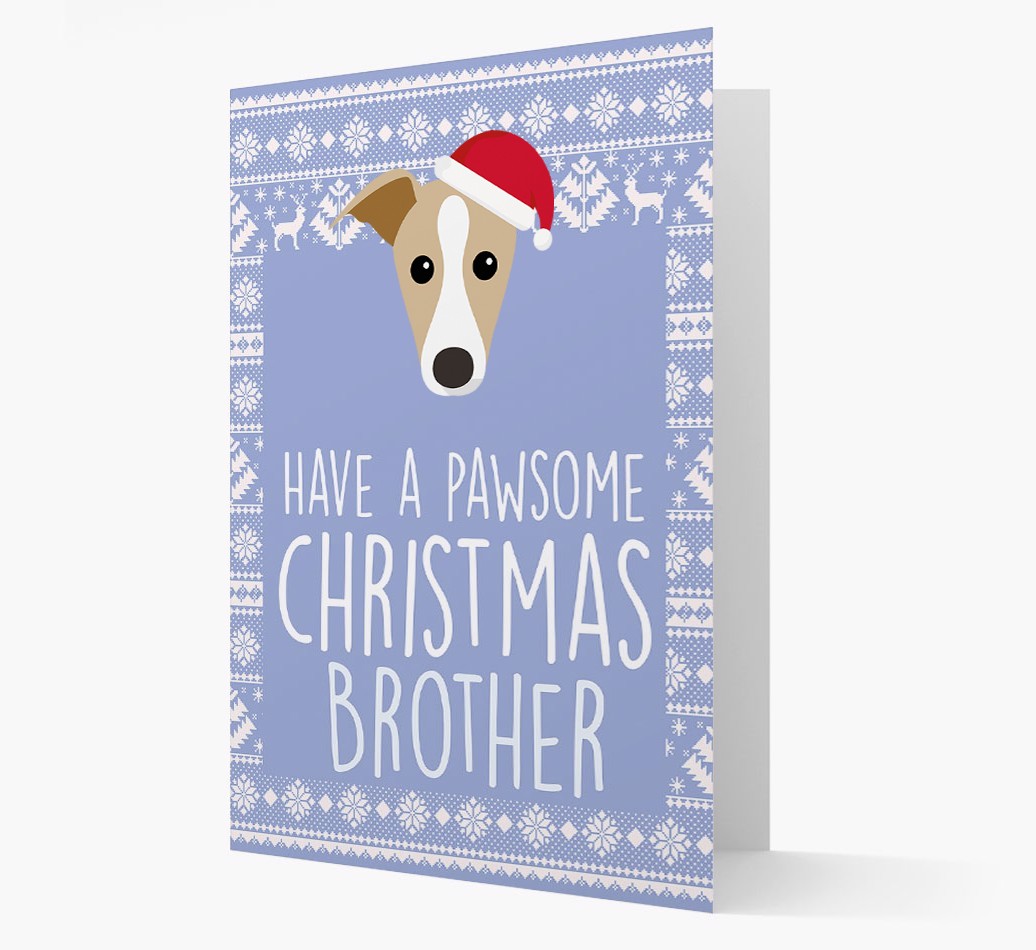 'Have a Pawsome Christmas' - Personalised {breedFullName} Christmas Card