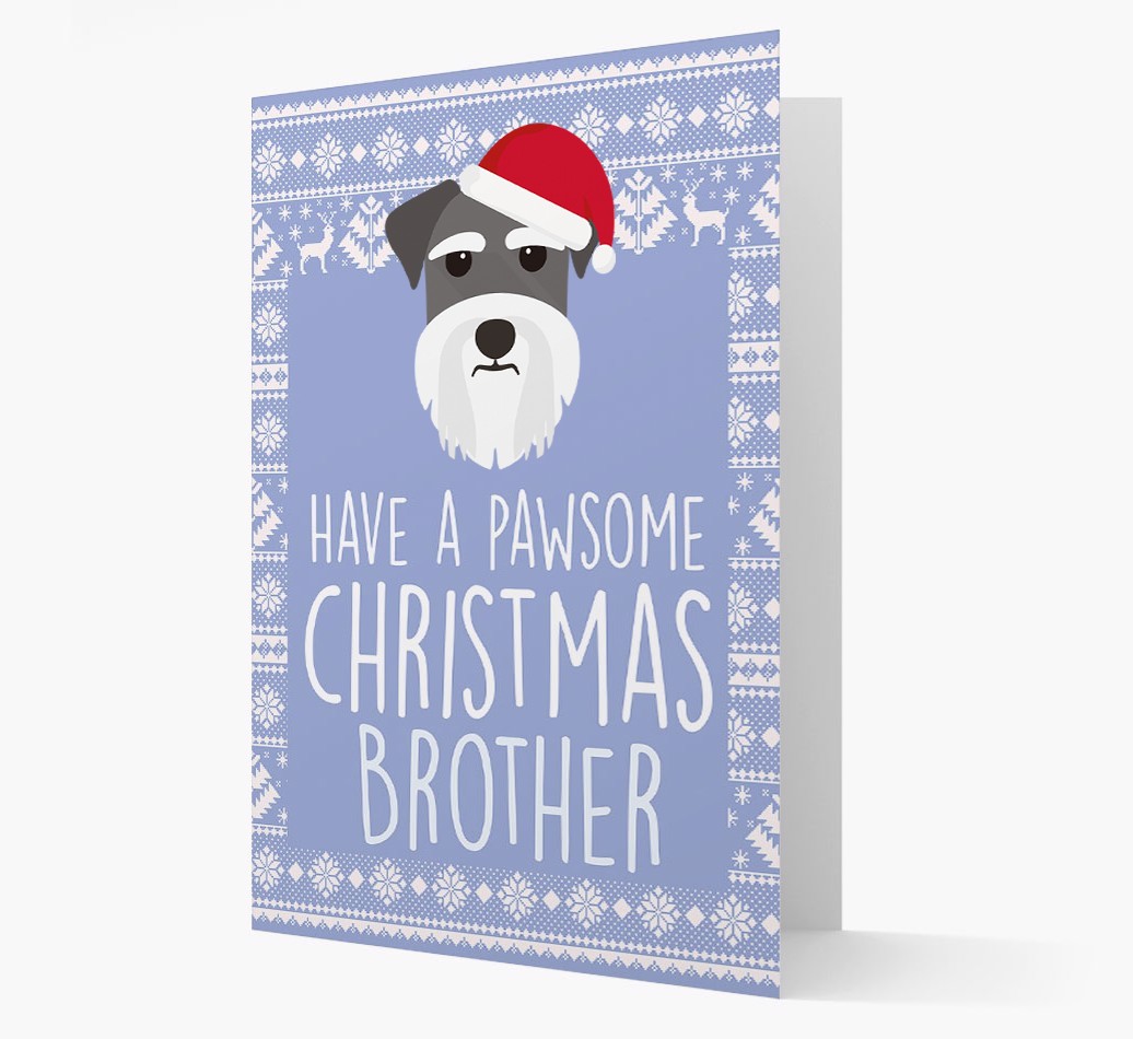 'Have a Pawsome Christmas' - Personalised {breedFullName} Christmas Card