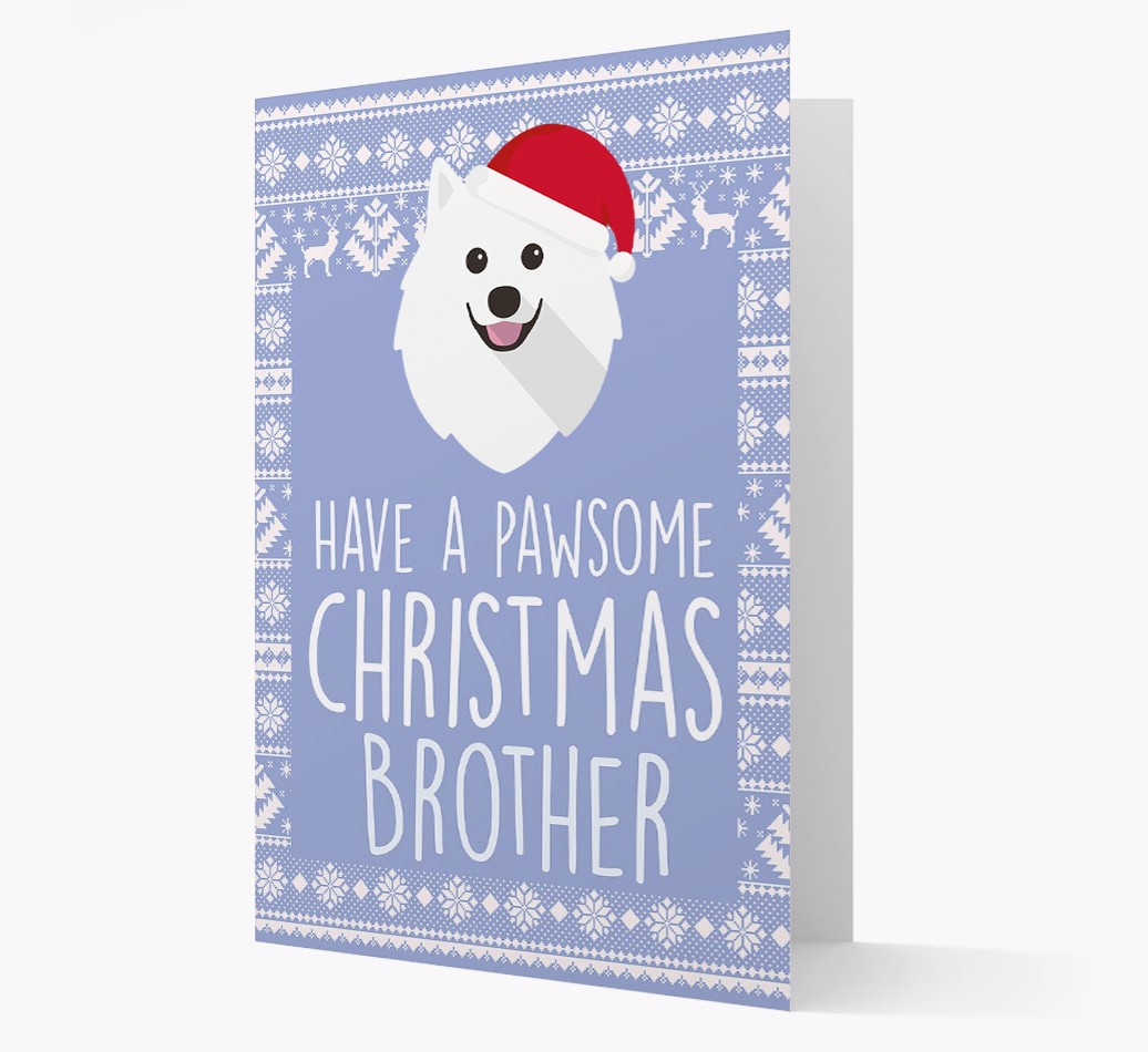 'Have a Pawsome Christmas' - Personalised {breedFullName} Christmas Card