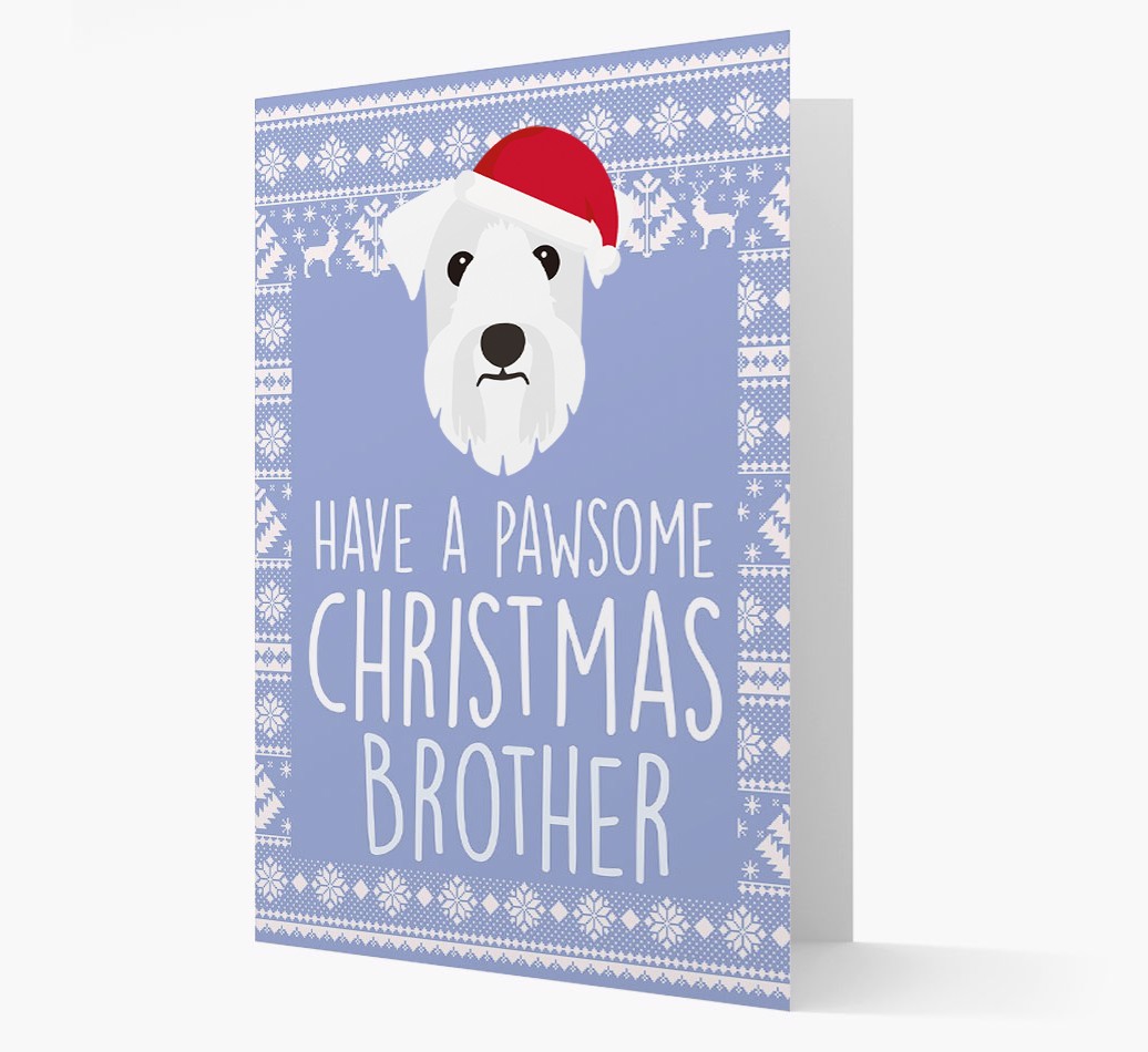 'Have a Pawsome Christmas' - Personalised {breedFullName} Christmas Card