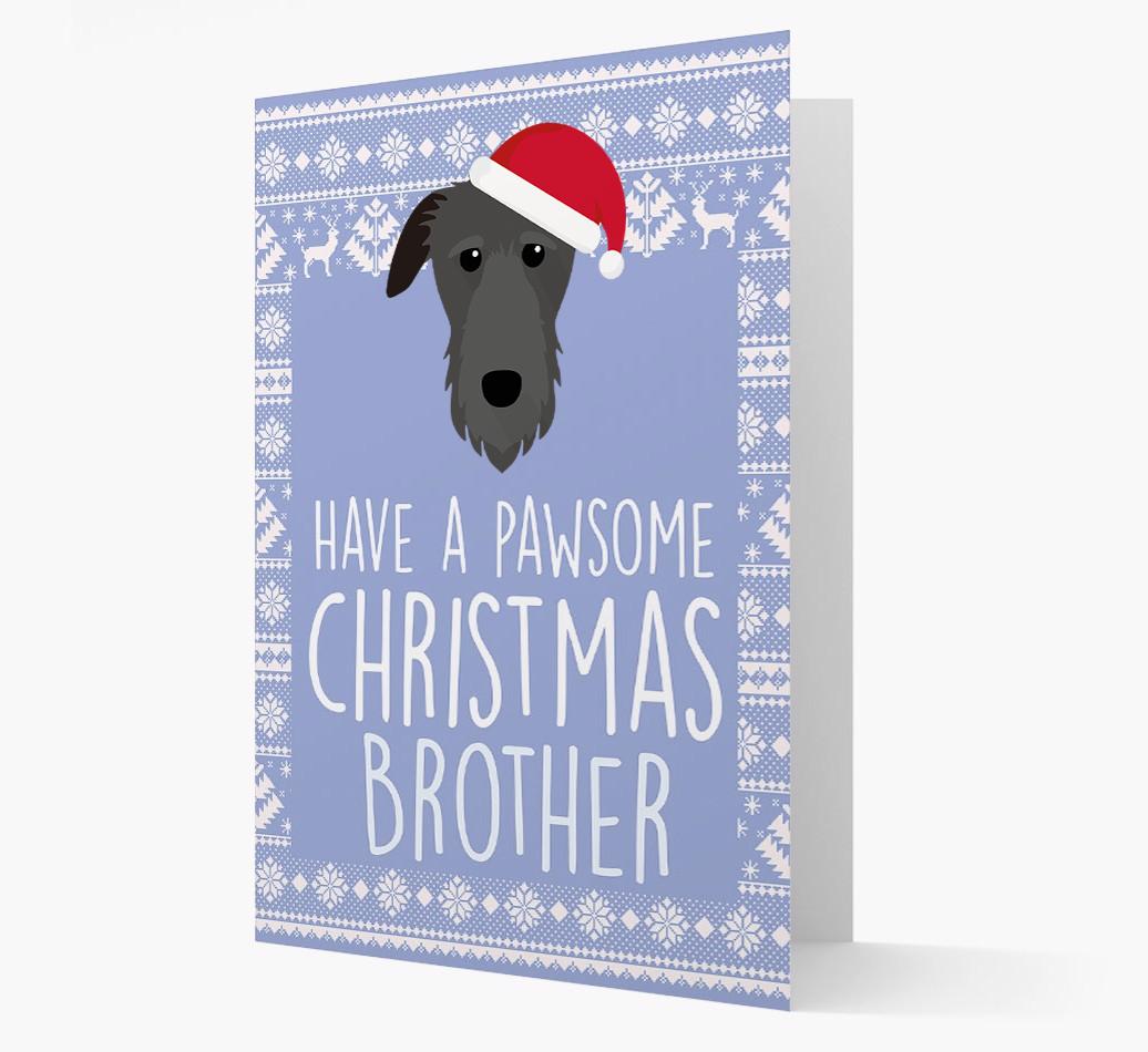 'Have a Pawsome Christmas' - Personalized {breedFullName} Christmas Card