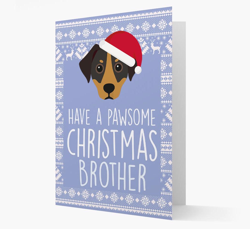 'Have a Pawsome Christmas' - Personalized {breedFullName} Christmas Card
