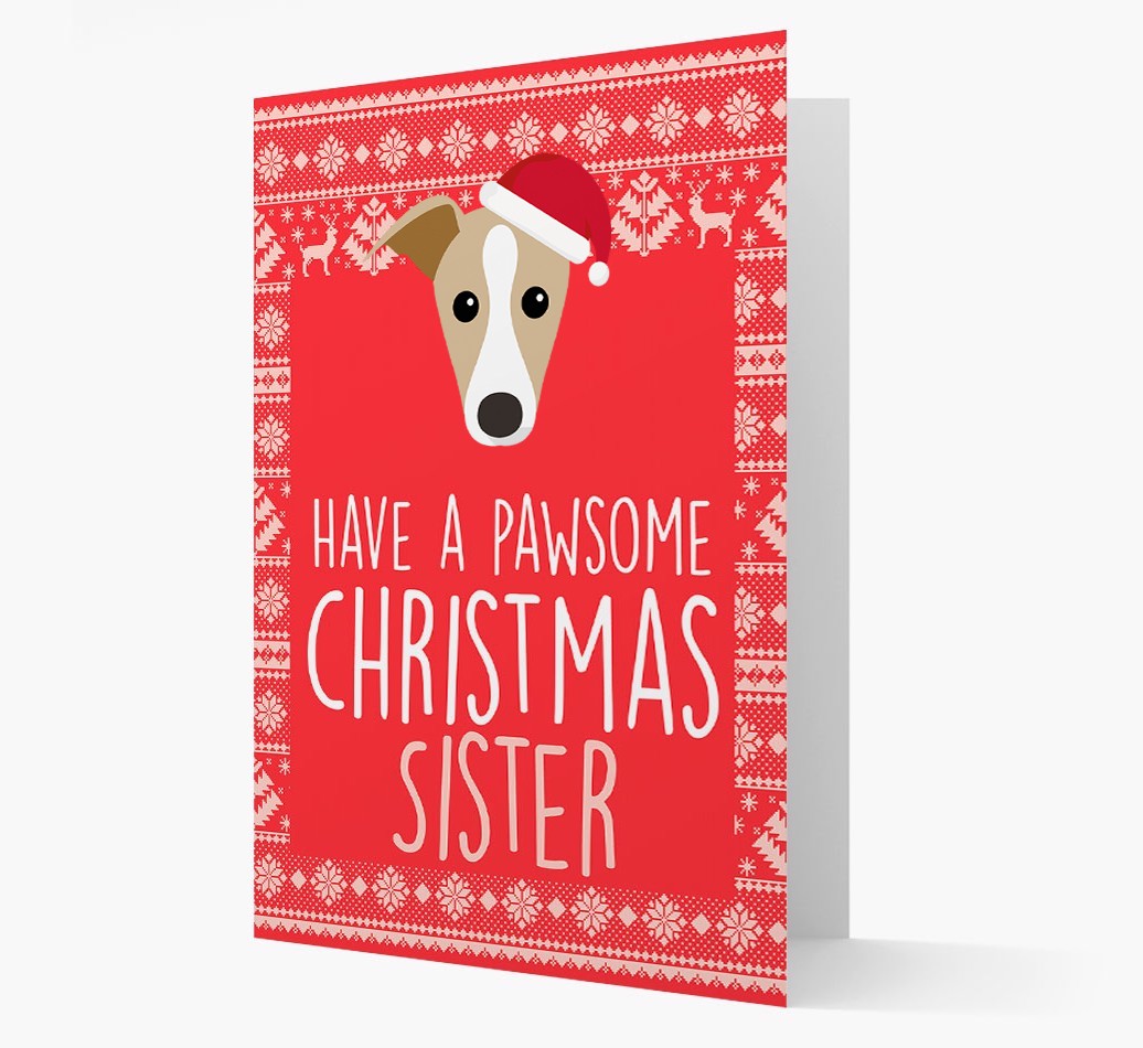 'Have a Pawsome Christmas' - Personalised {breedFullName} Christmas Card