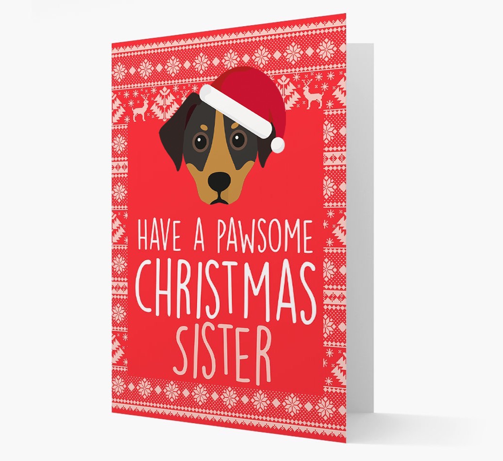 'Have a Pawsome Christmas' - Personalised {breedFullName} Christmas Card