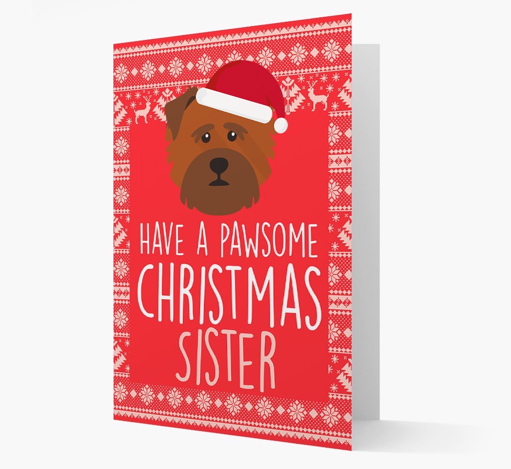 'Have a Pawsome Christmas' - Personalised {breedFullName} Christmas Card