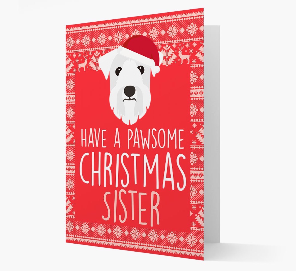 'Have a Pawsome Christmas' - Personalised {breedFullName} Christmas Card