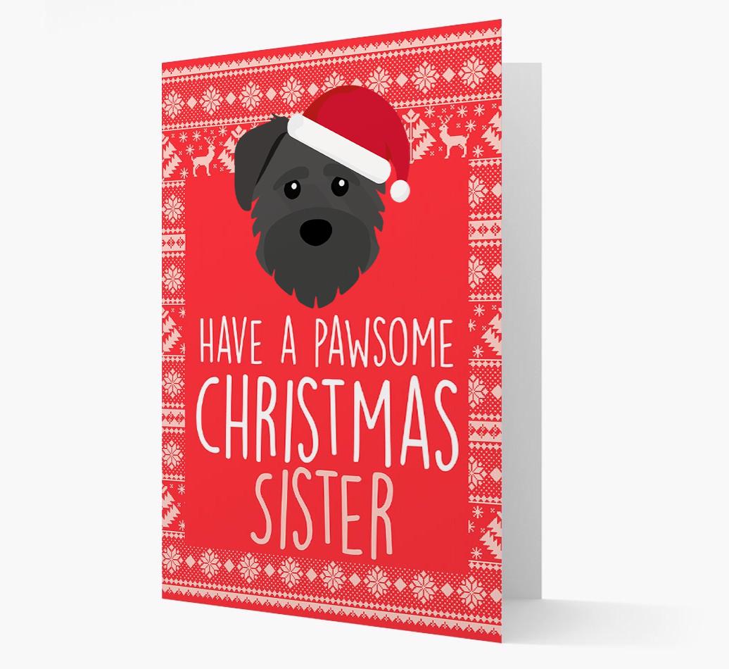 'Have a Pawsome Christmas' - Personalized {breedFullName} Christmas Card