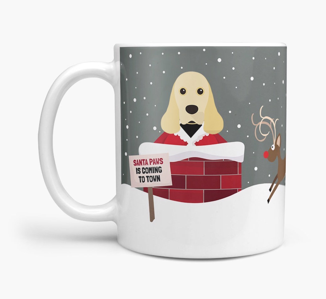 'Santa Paws' Mug with {breedFullName} Icon
