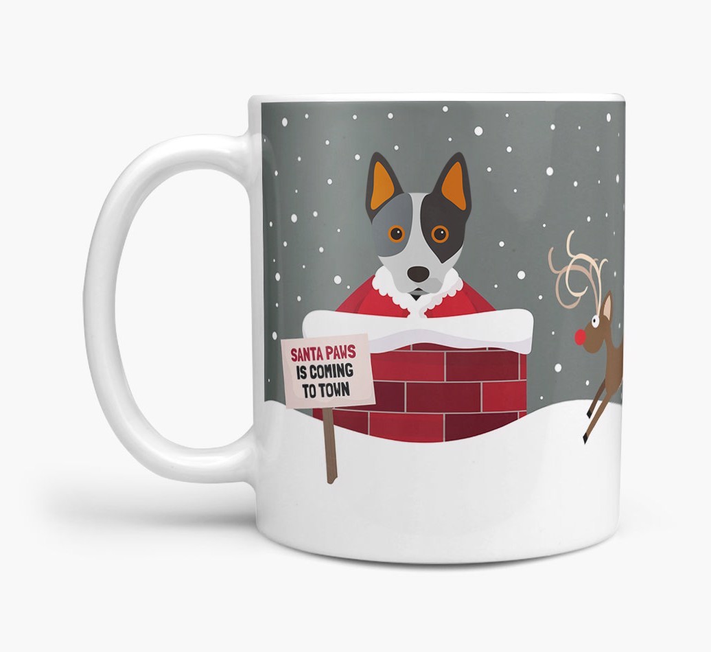 'Santa Paws' Mug with {breedFullName} Icon