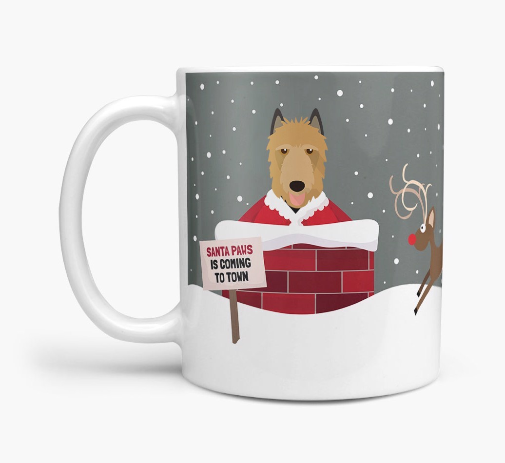 'Santa Paws' Mug with {breedFullName} Icon