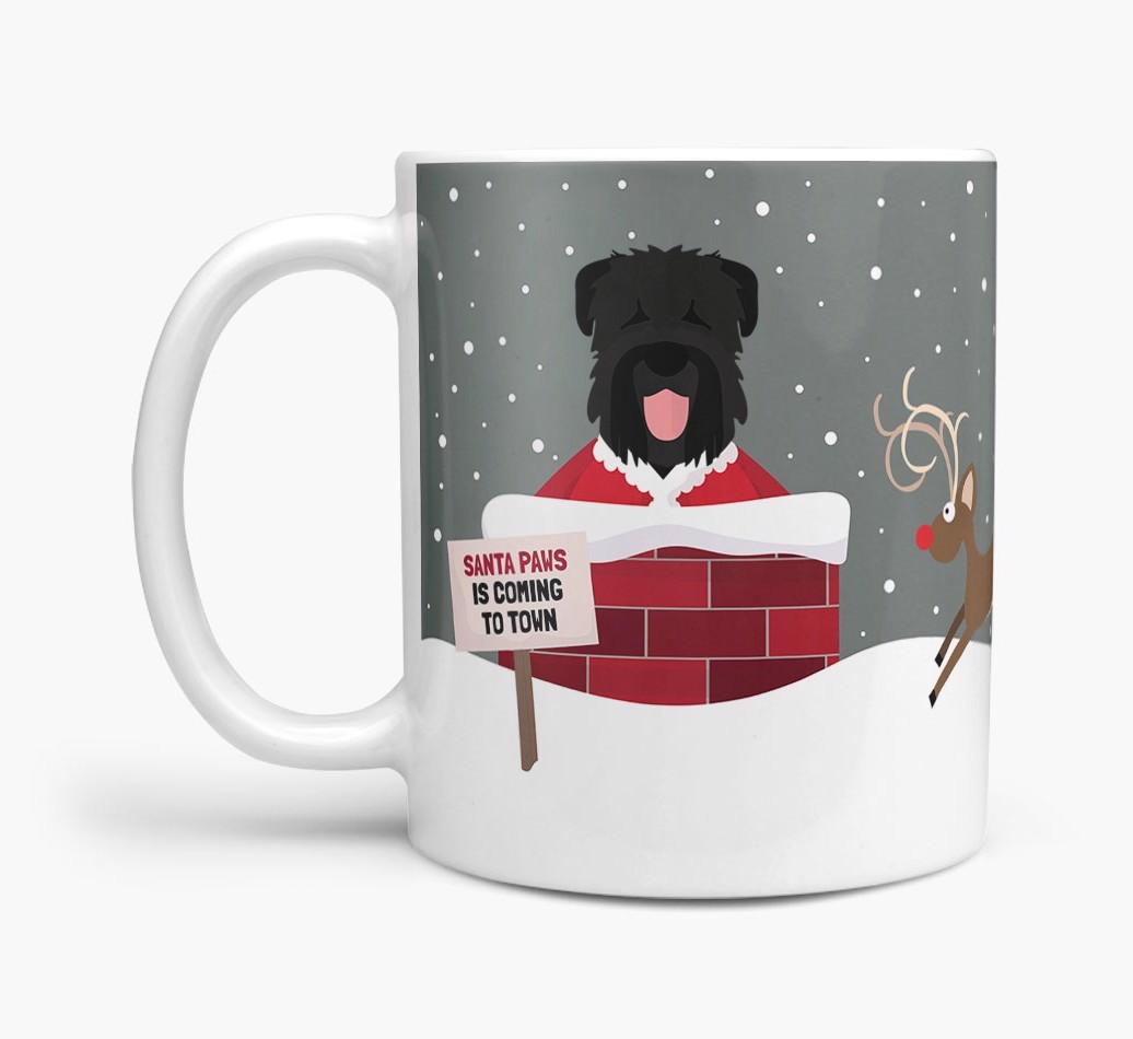 'Santa Paws' Mug with {breedFullName} Icon