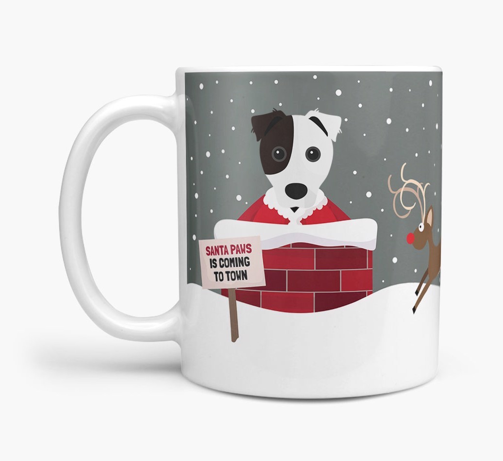 'Santa Paws' Mug with {breedFullName} Icon