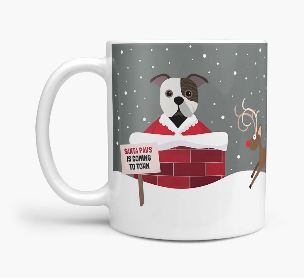 'Santa Paws' Mug with {breedFullName} Icon