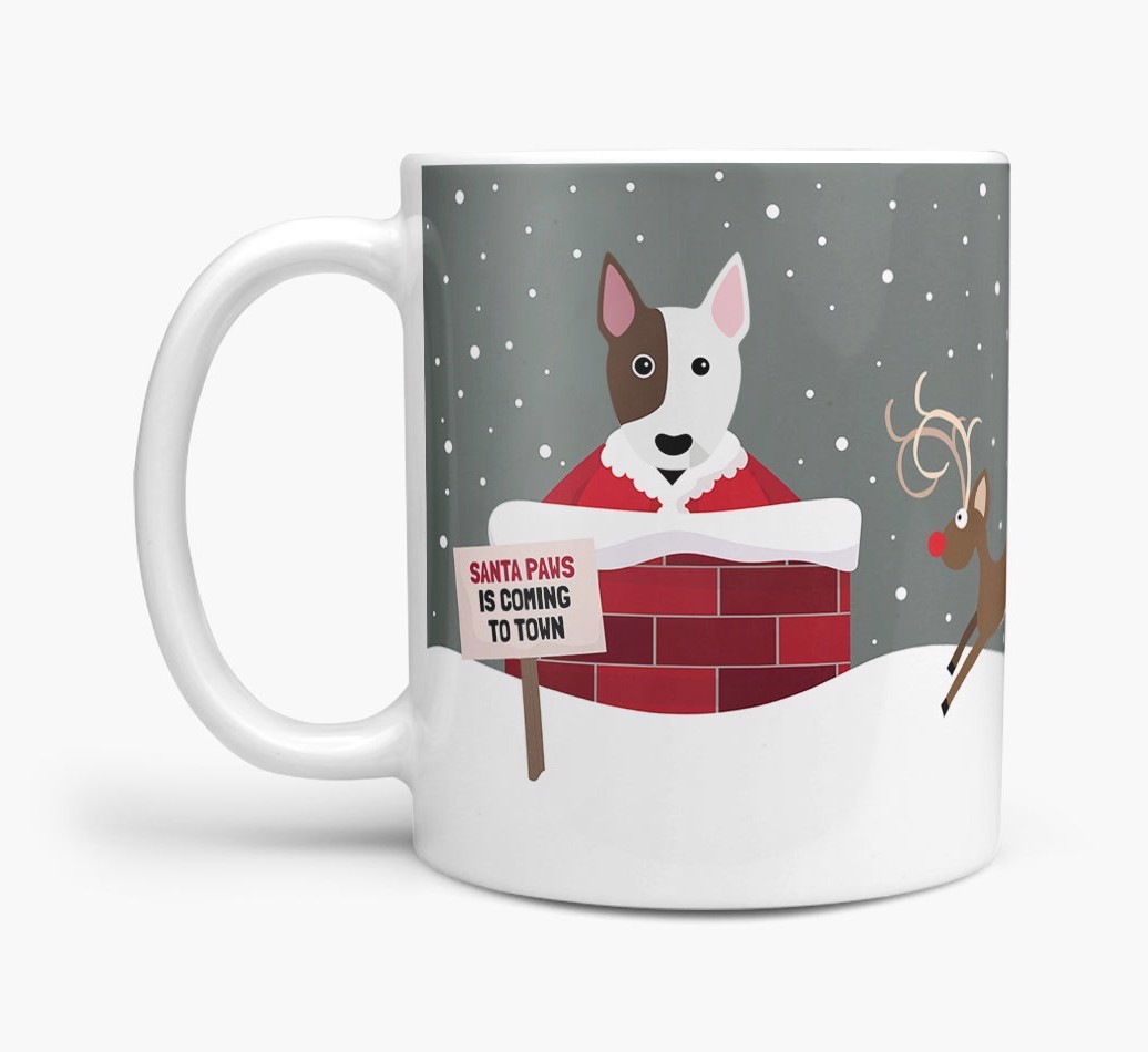 'Santa Paws' - Personalised {breedFullName} Mug