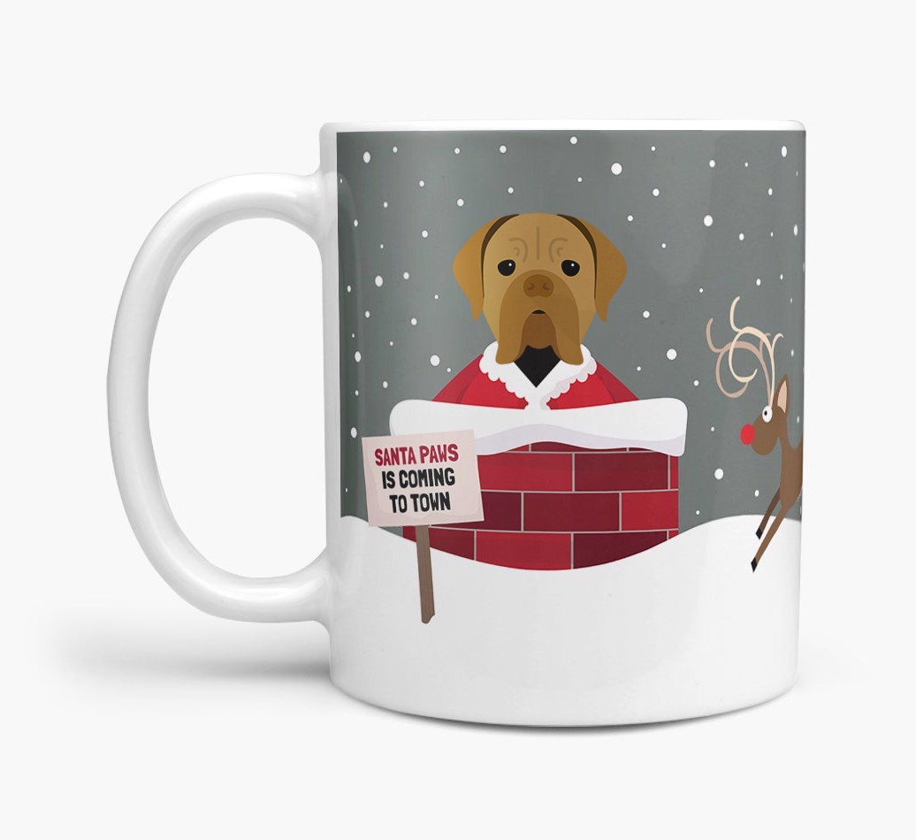 'Santa Paws' - Personalised {breedFullName} Mug