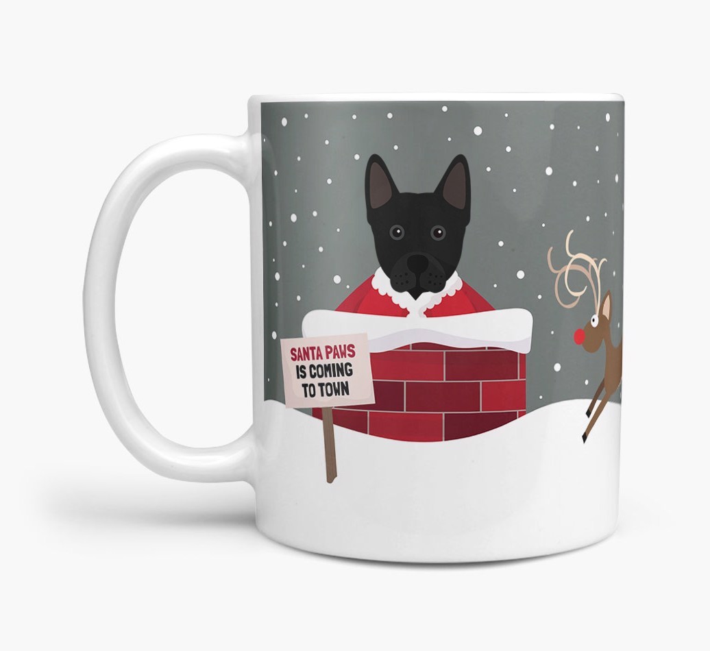 'Santa Paws' Mug with {breedFullName} Icon