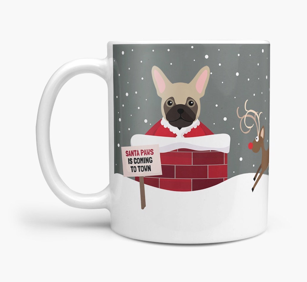 'Santa Paws' - Personalised {breedFullName} Mug