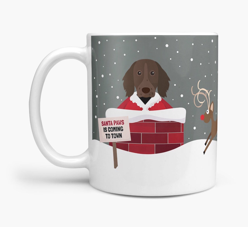 'Santa Paws' Mug with {breedFullName} Icon