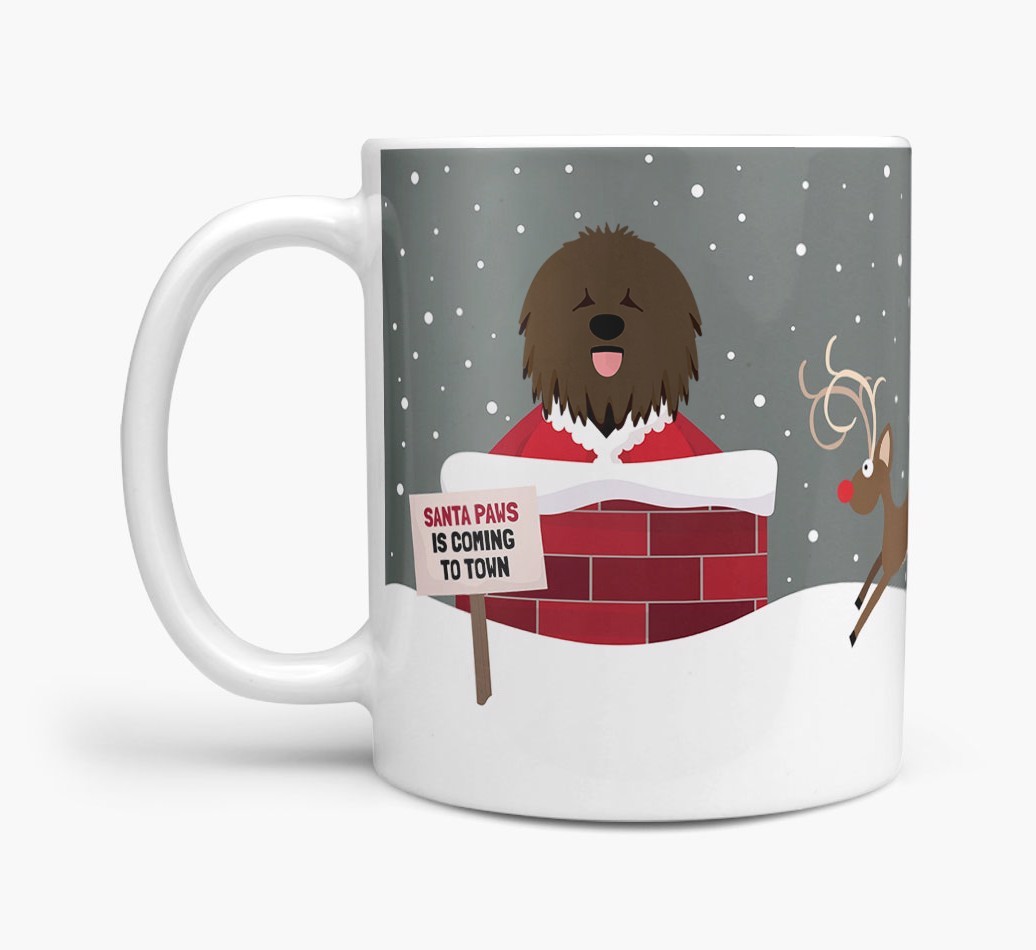 'Santa Paws' Mug with {breedFullName} Icon