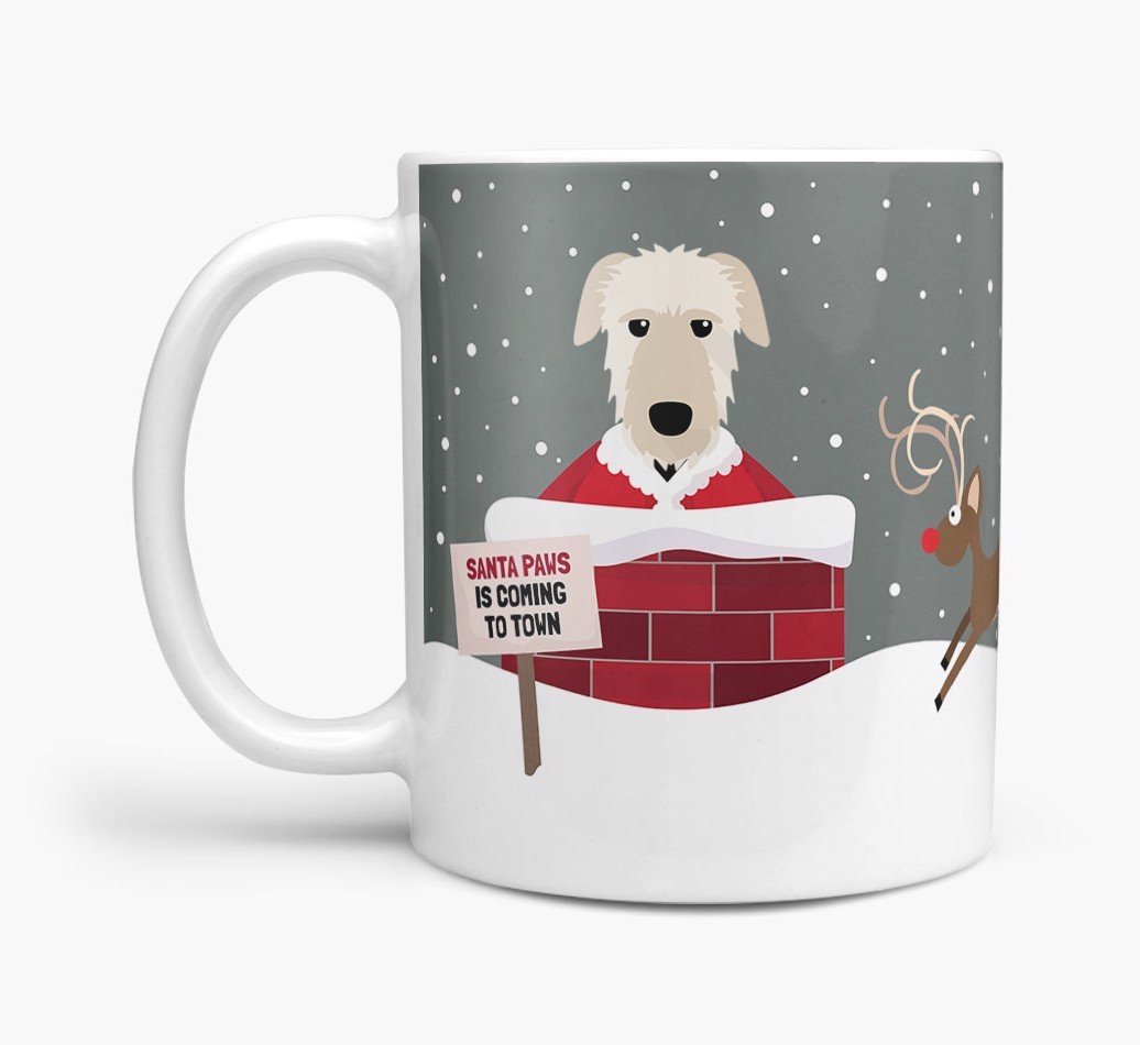 'Santa Paws' Mug with {breedFullName} Icon