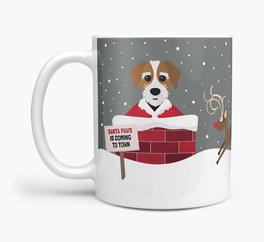 'Santa Paws' Mug with {breedFullName} Icon