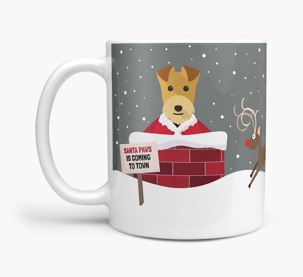 'Santa Paws' Mug with {breedFullName} Icon