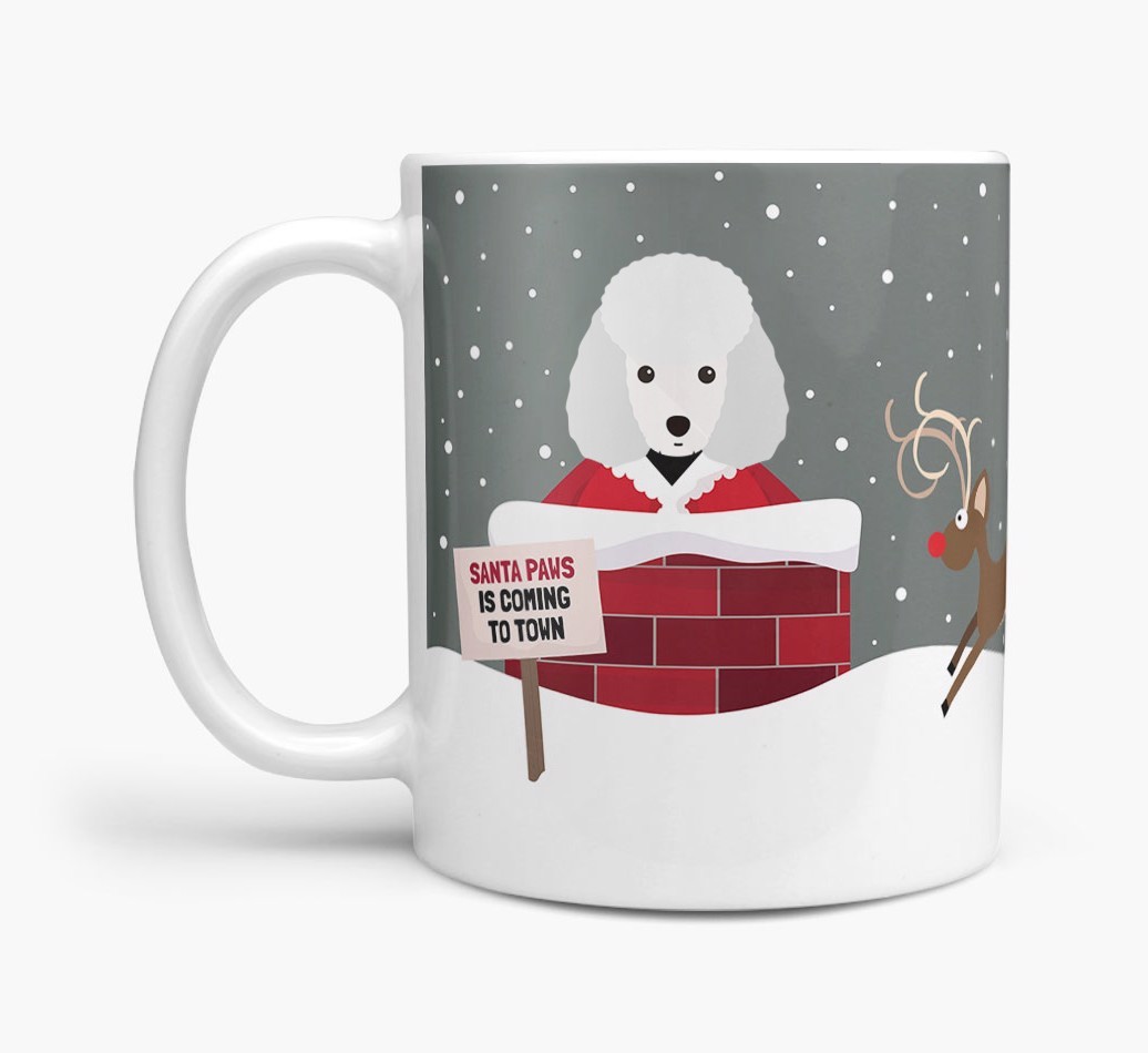 'Santa Paws' Mug with {breedFullName} Icon