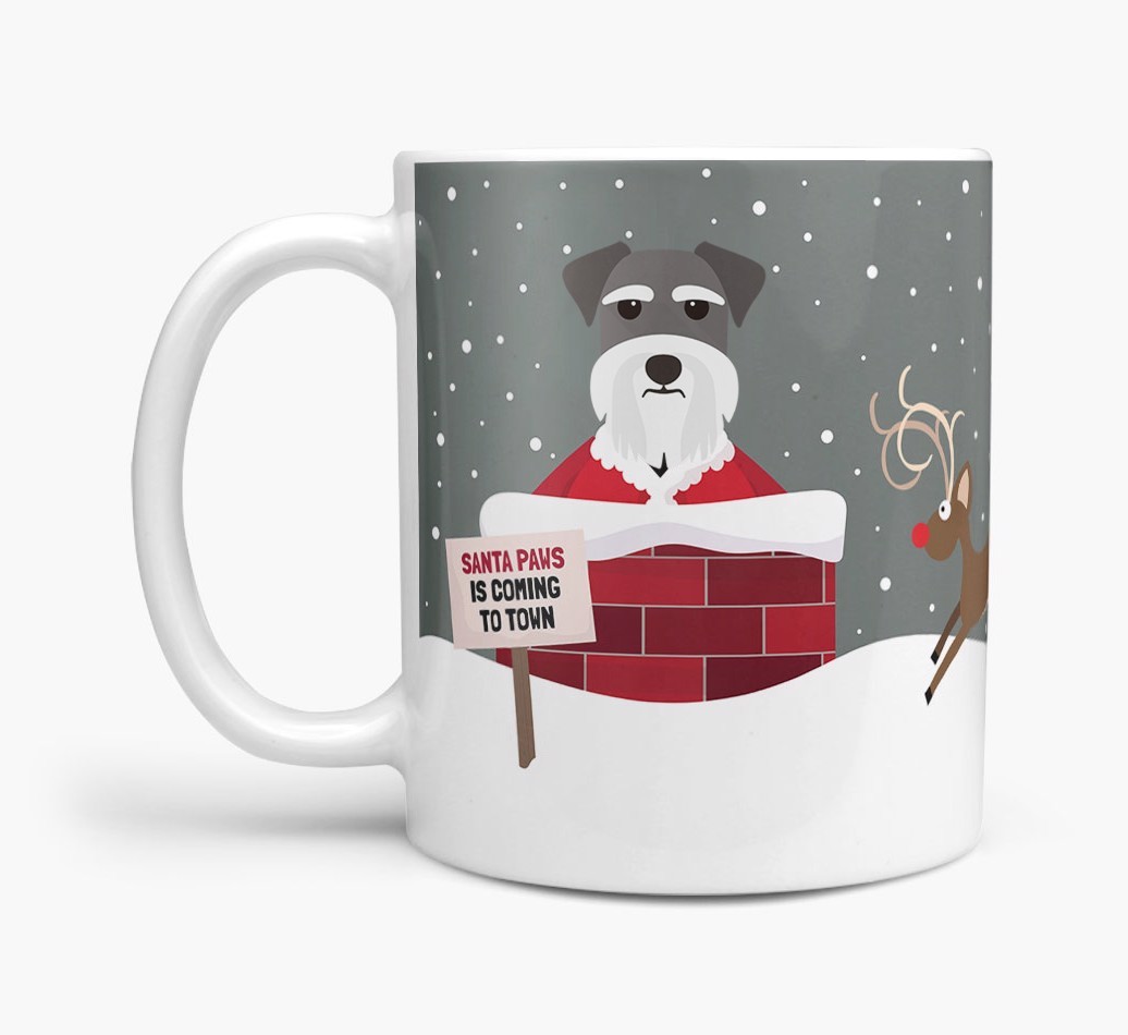'Santa Paws' - Personalised {breedFullName} Mug