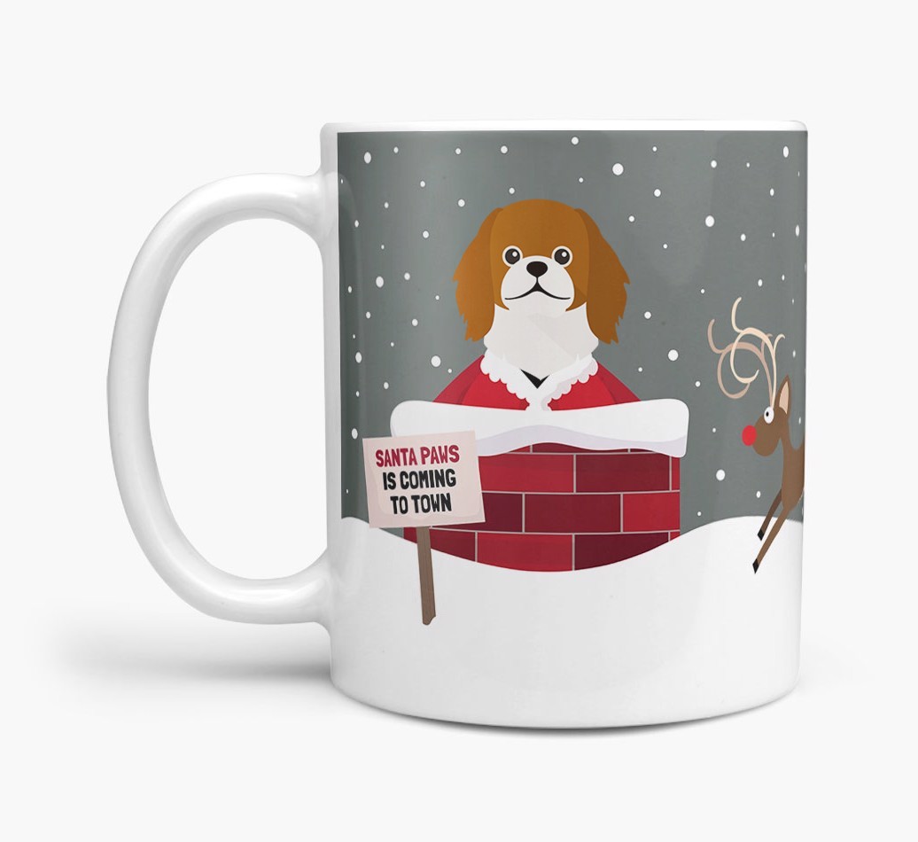 'Santa Paws' Mug with {breedFullName} Icon