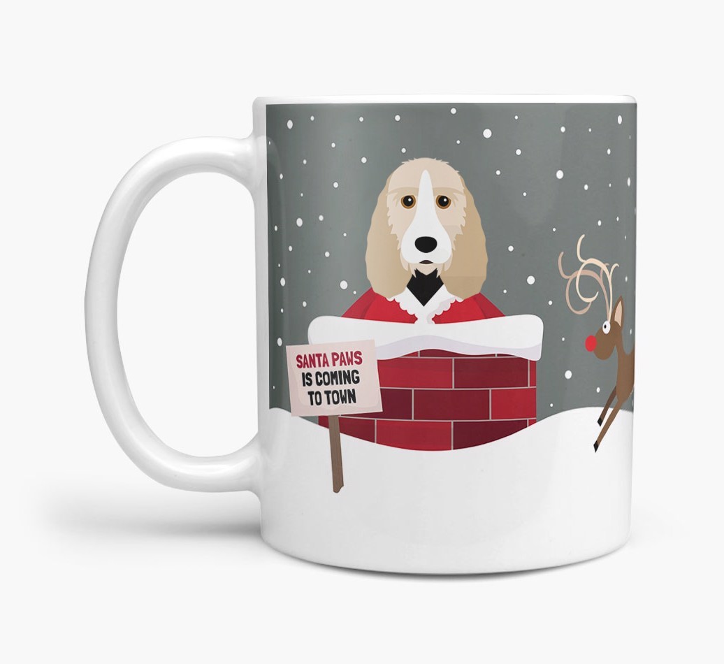 'Santa Paws' - Personalised {breedFullName} Mug