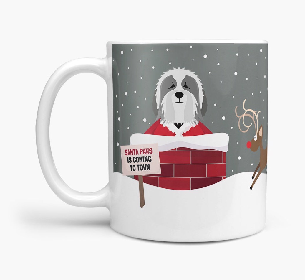 'Santa Paws' Mug with {breedFullName} Icon