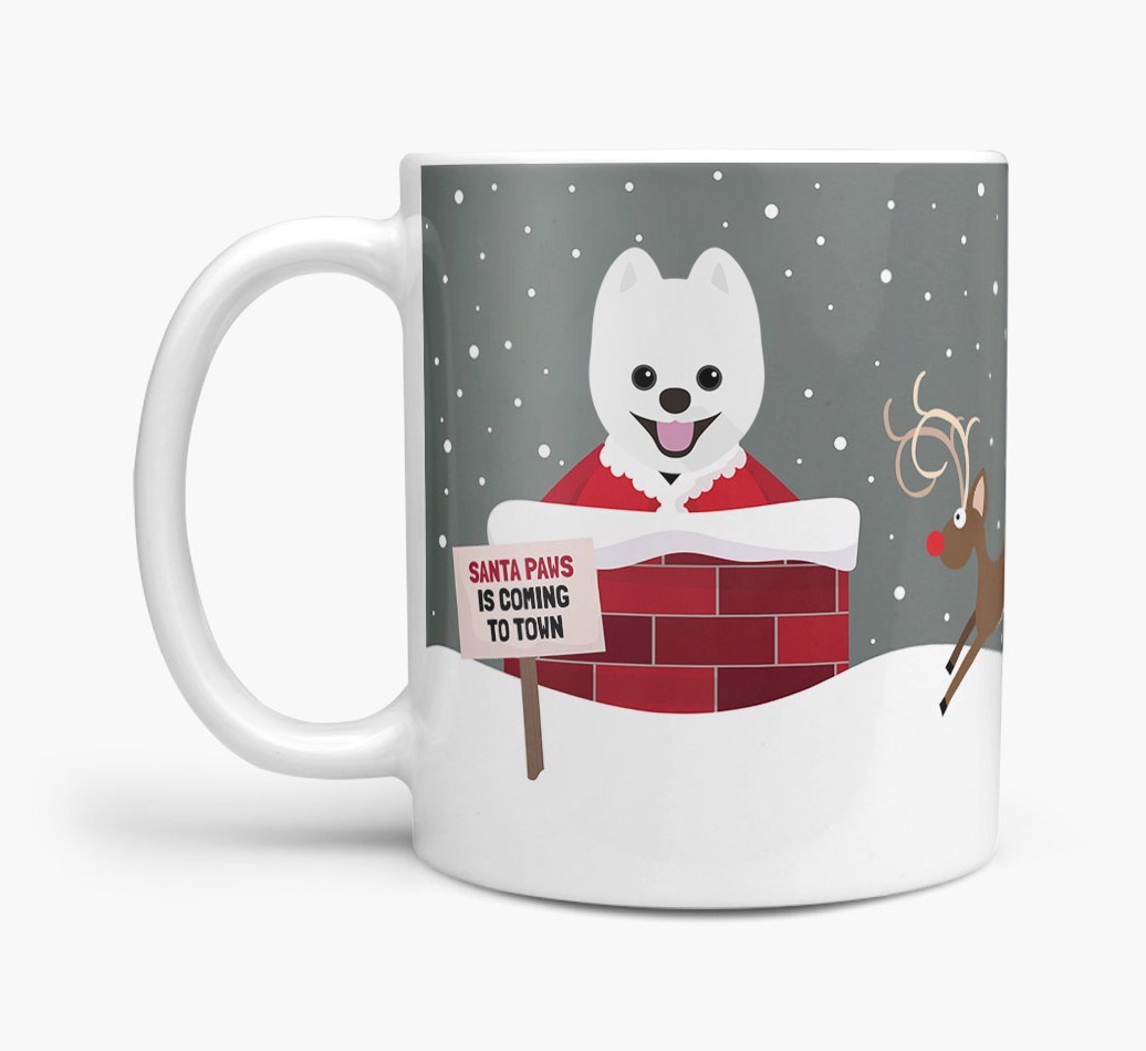 'Santa Paws' Mug with {breedFullName} Icon