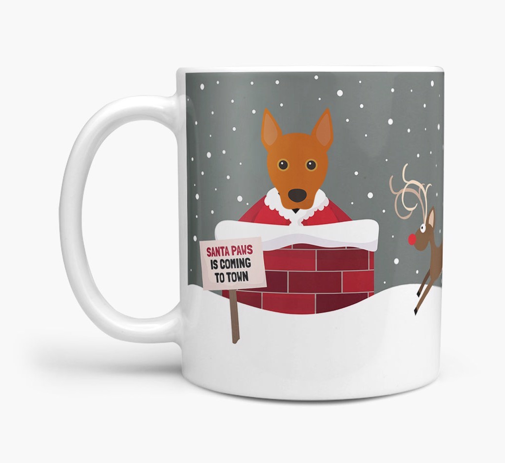 'Santa Paws' Mug with {breedFullName} Icon