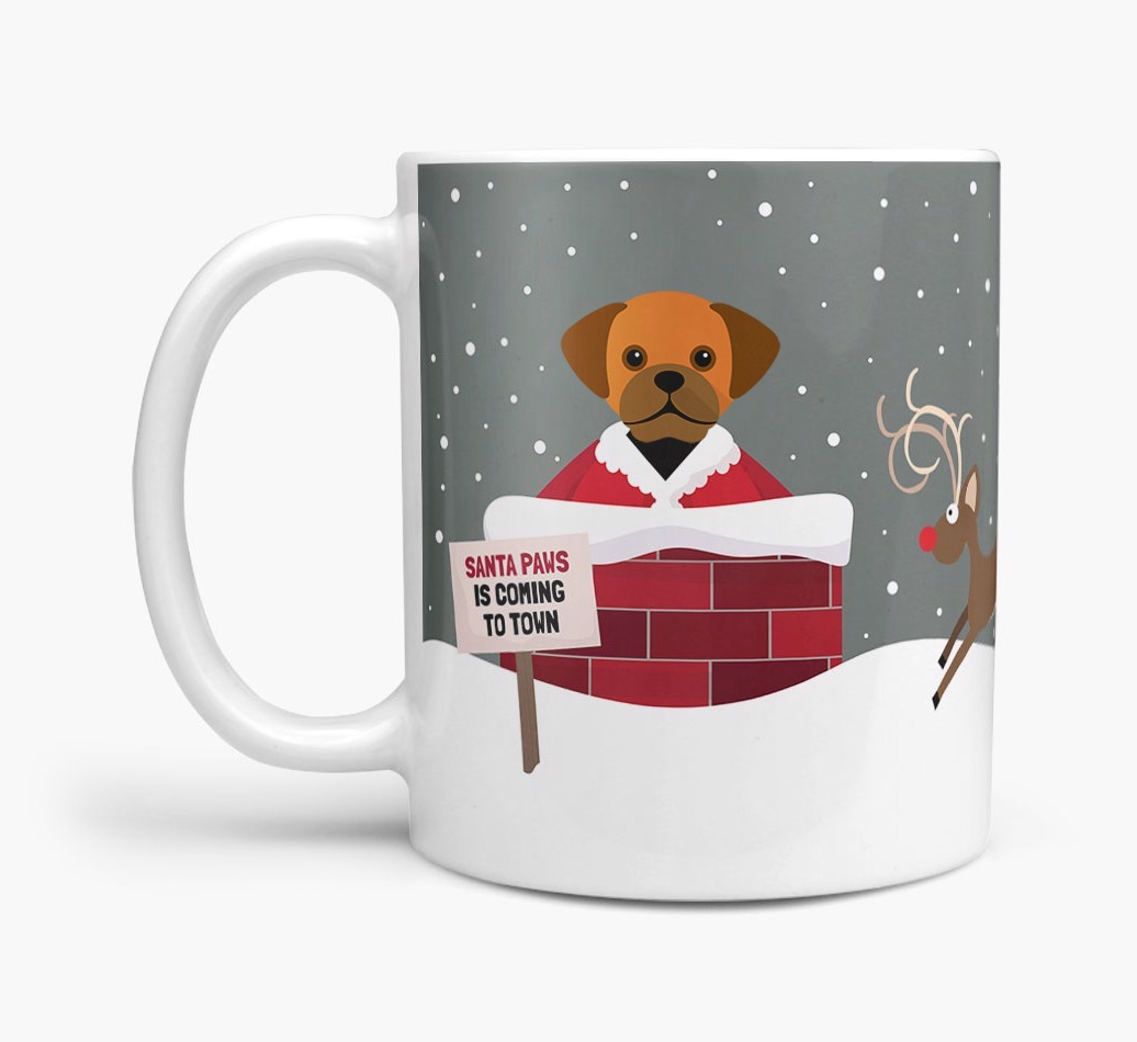 'Santa Paws' Mug with {breedFullName} Icon