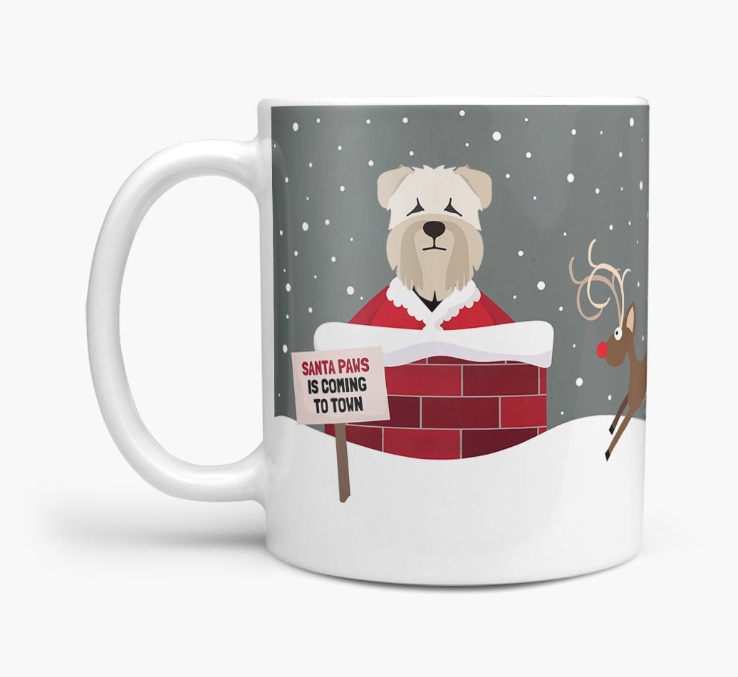 'Santa Paws' Mug with {breedFullName} Icon