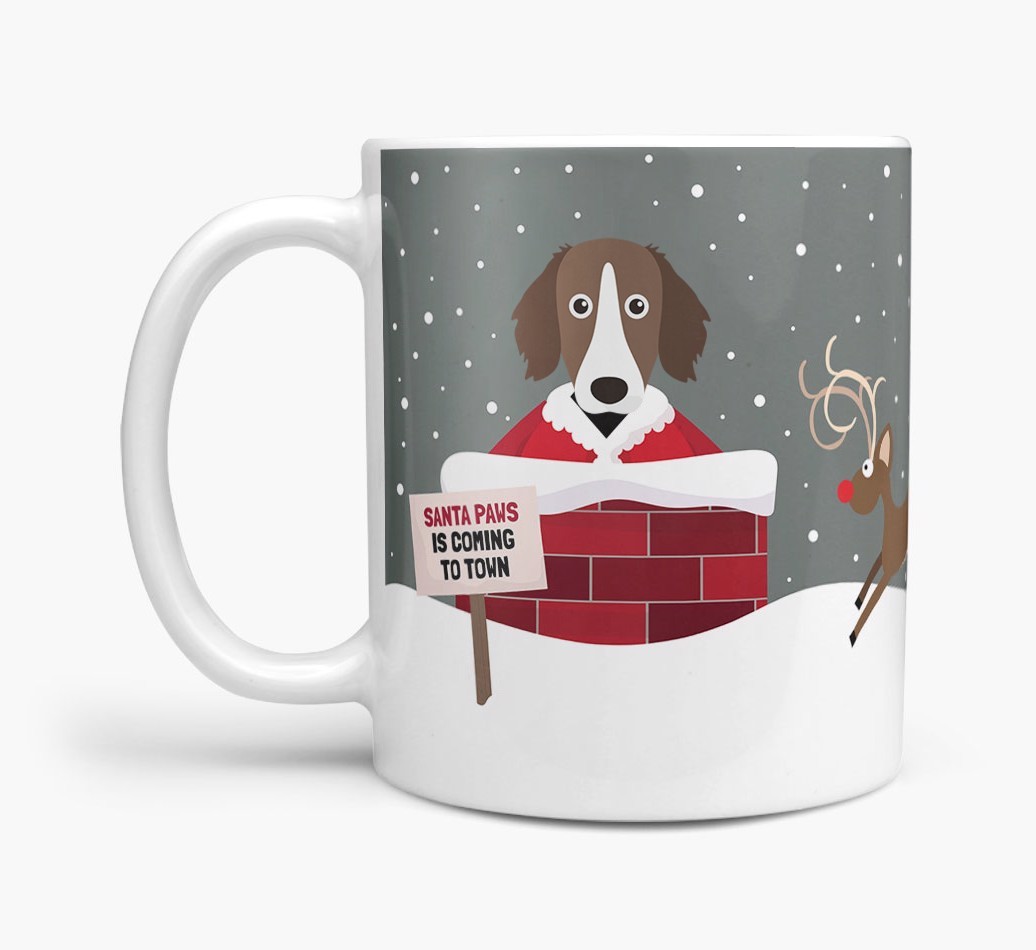 'Santa Paws' - Personalised {breedFullName} Mug
