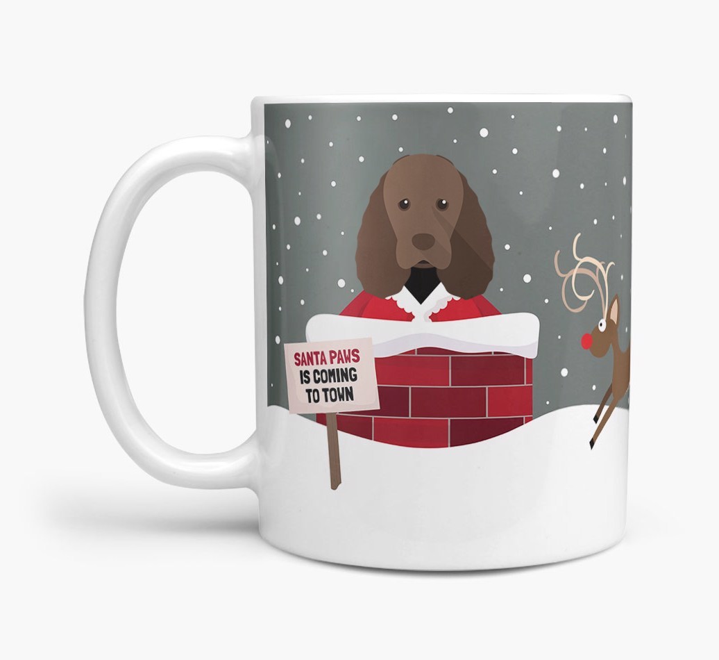 'Santa Paws' - Personalised {breedFullName} Mug