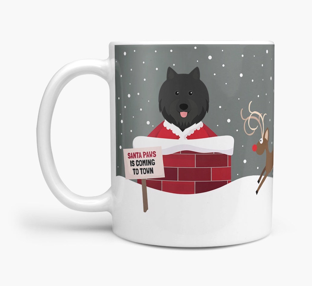 'Santa Paws' Mug with {breedFullName} Icon