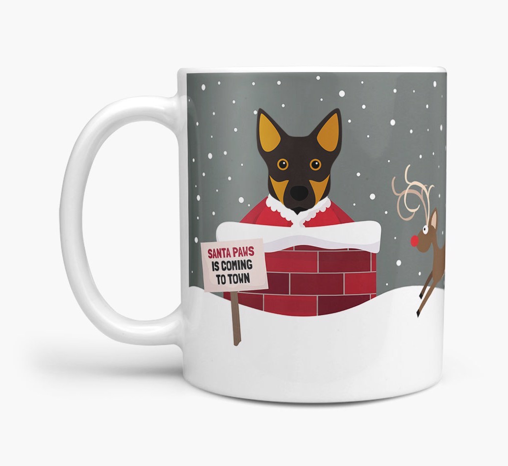 'Santa Paws' Mug with {breedFullName} Icon