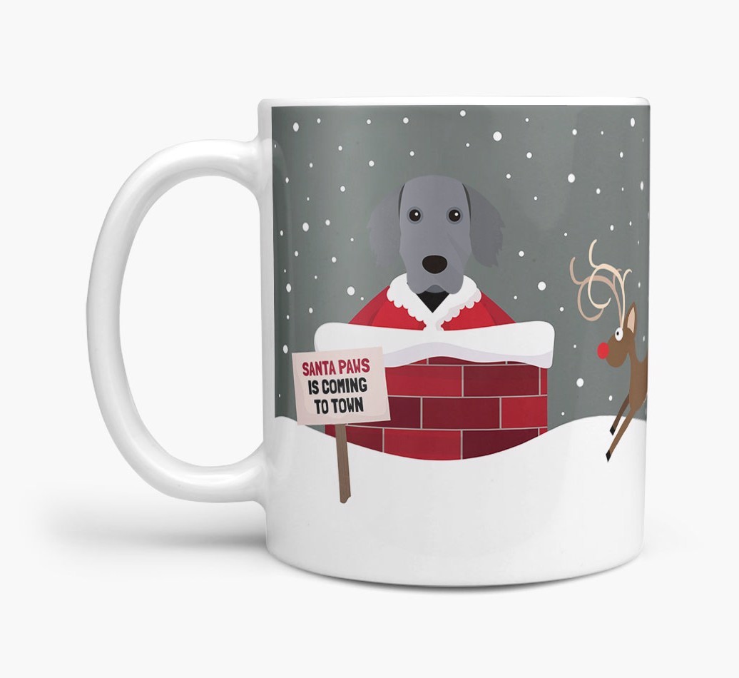 'Santa Paws' Mug with {breedFullName} Icon