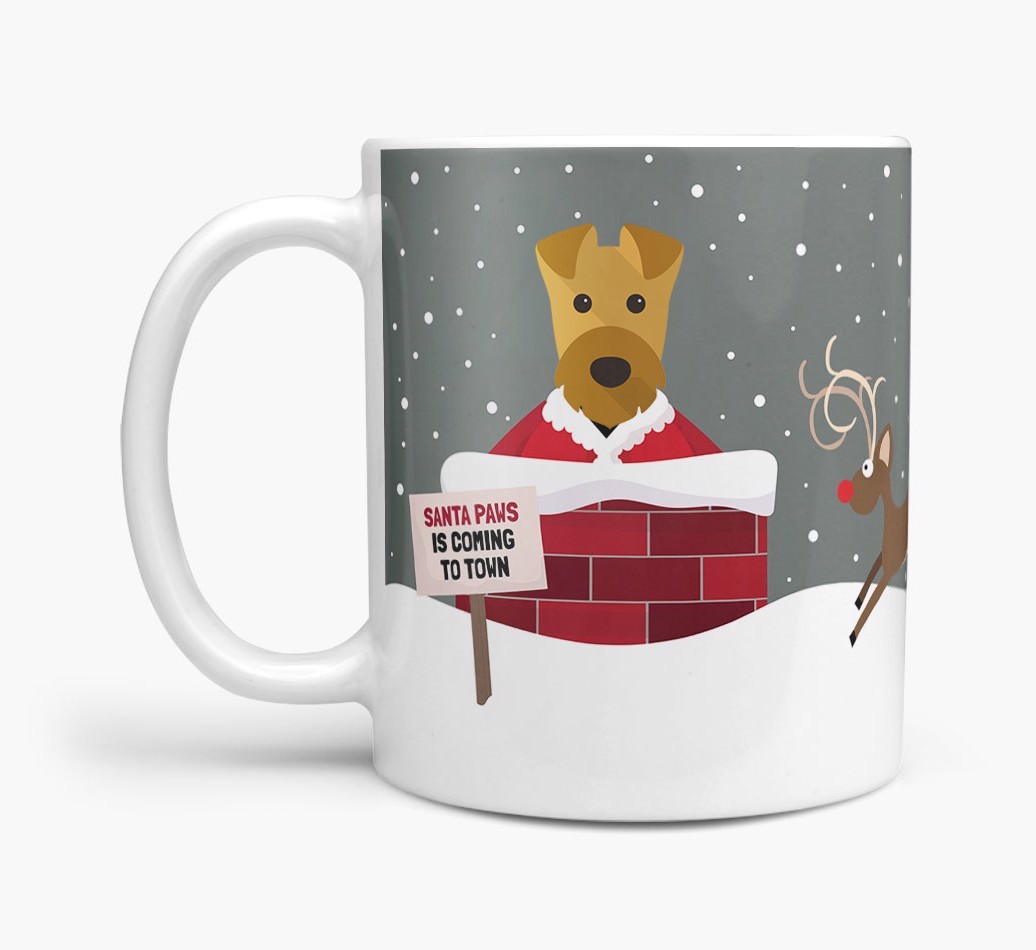 'Santa Paws' Mug with {breedFullName} Icon