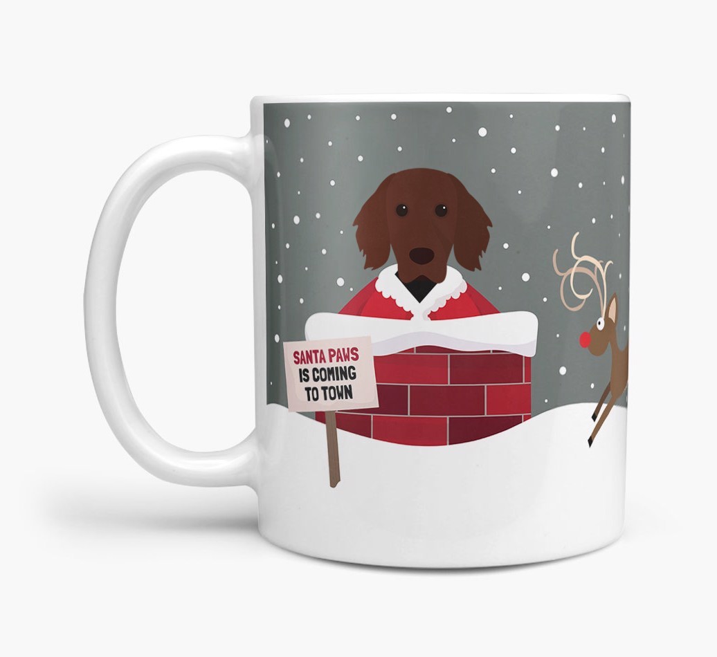 'Santa Paws' Mug with {breedFullName} Icon