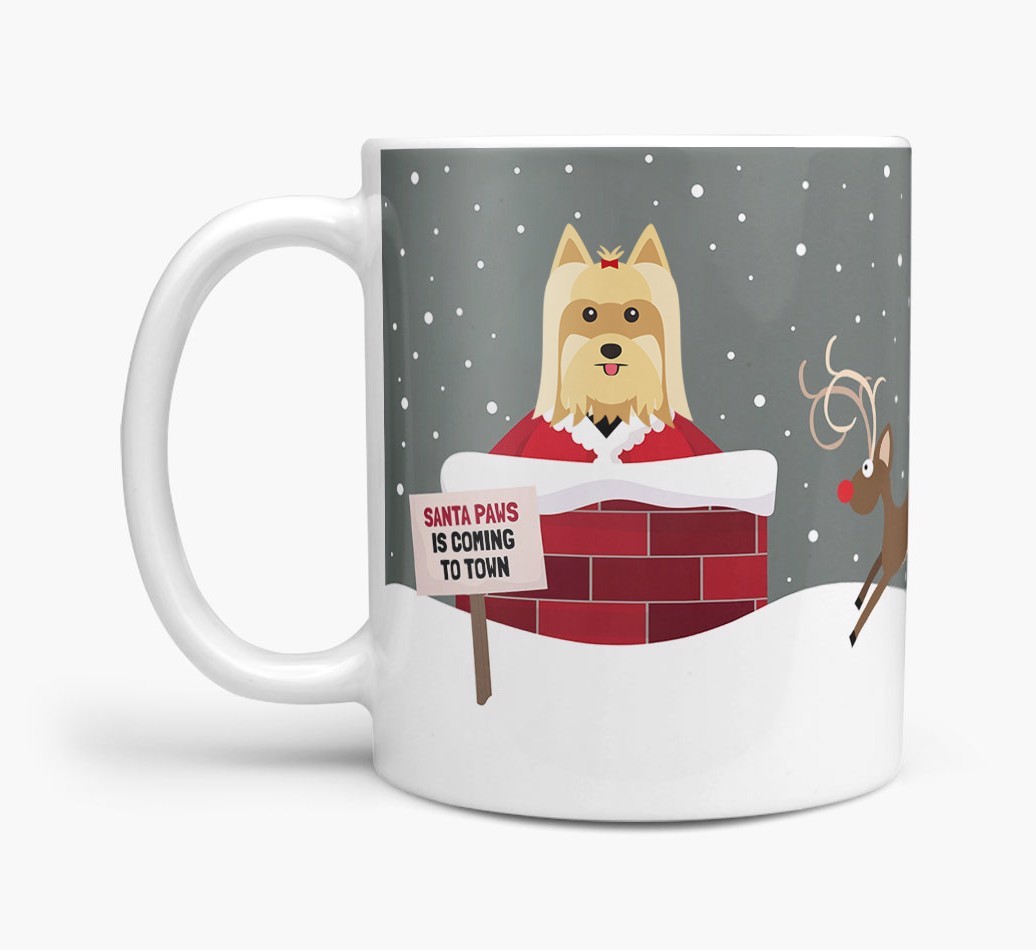 'Santa Paws' Mug with {breedFullName} Icon