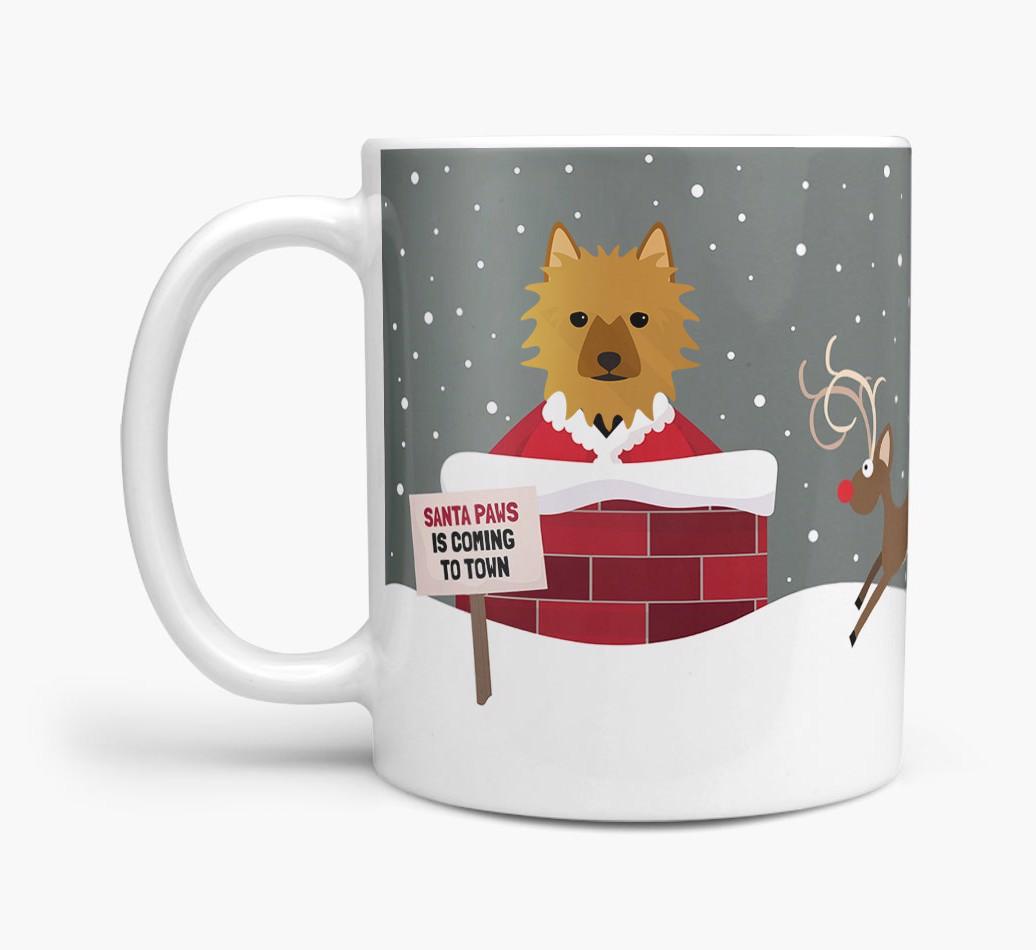 'Santa Paws' Mug with {breedFullName} Icon