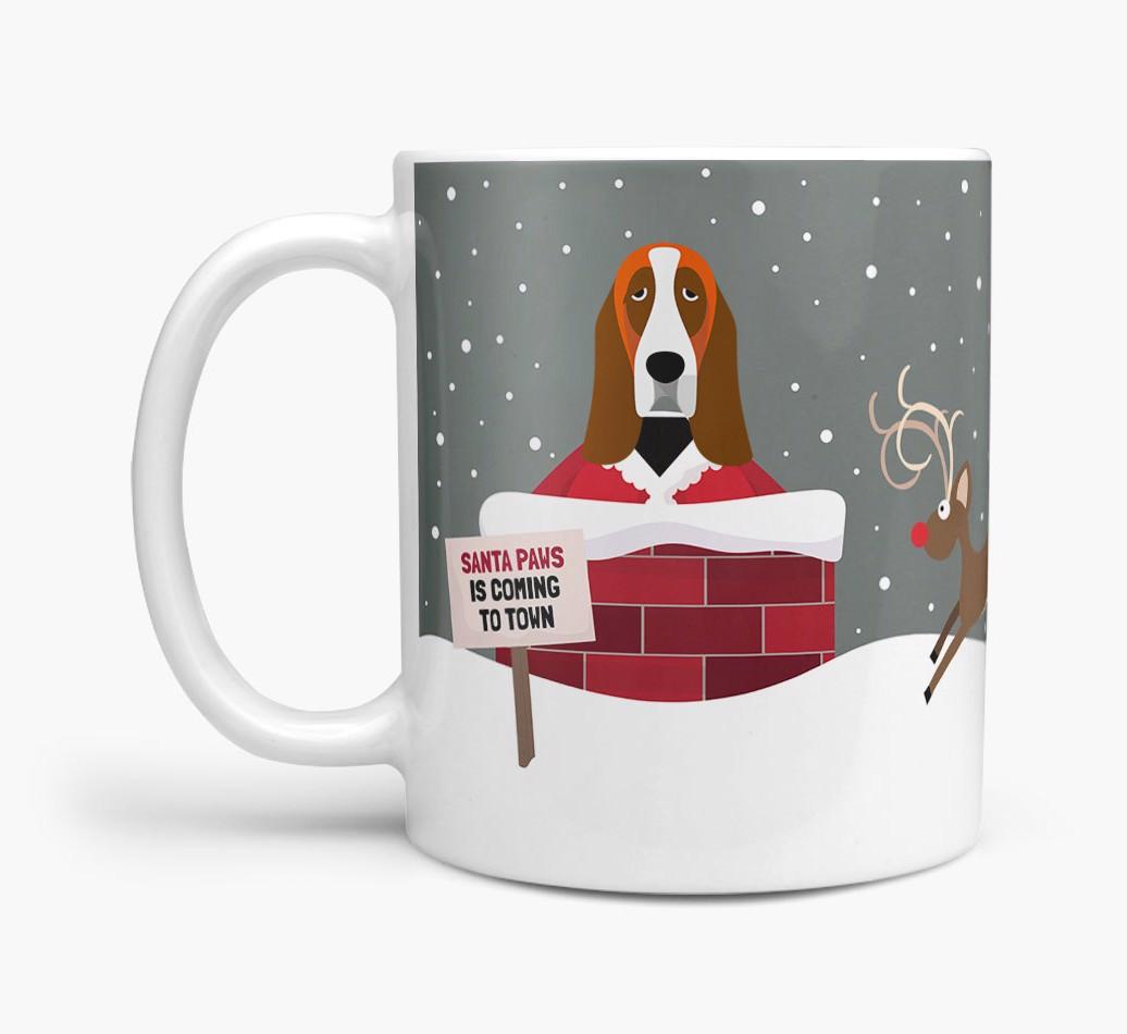 'Santa Paws' Mug with {breedFullName} Icon