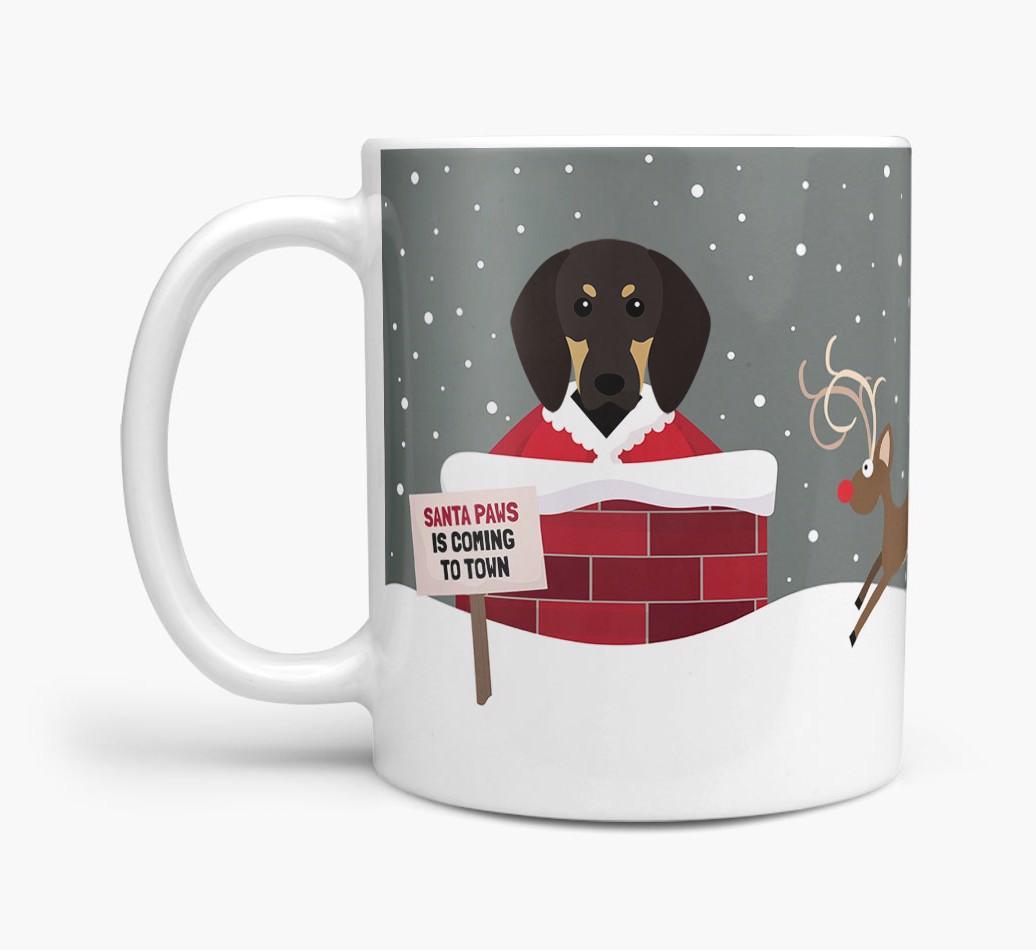 'Santa Paws' Mug with {breedFullName} Icon
